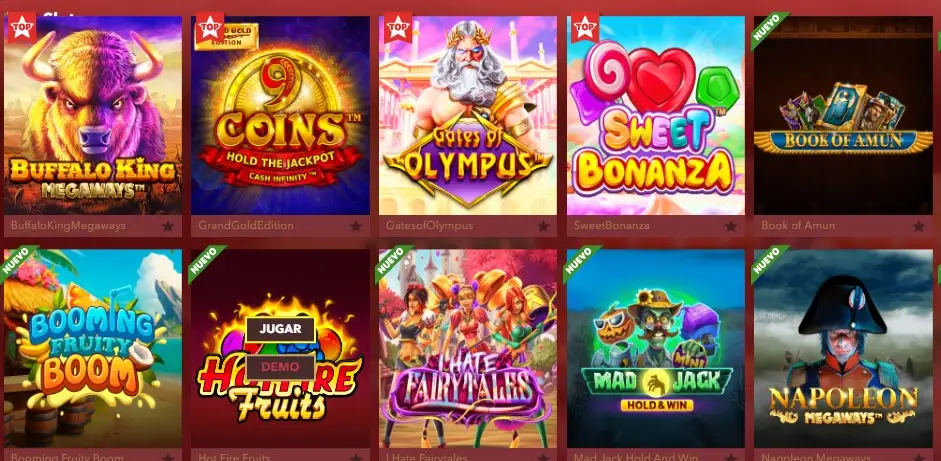 🎰 Variedad de Tragamonedas en BetGol