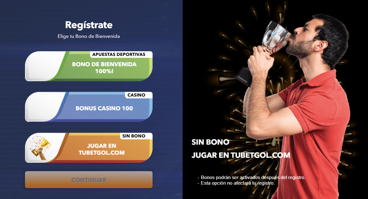 registrarse en BetGol Perú